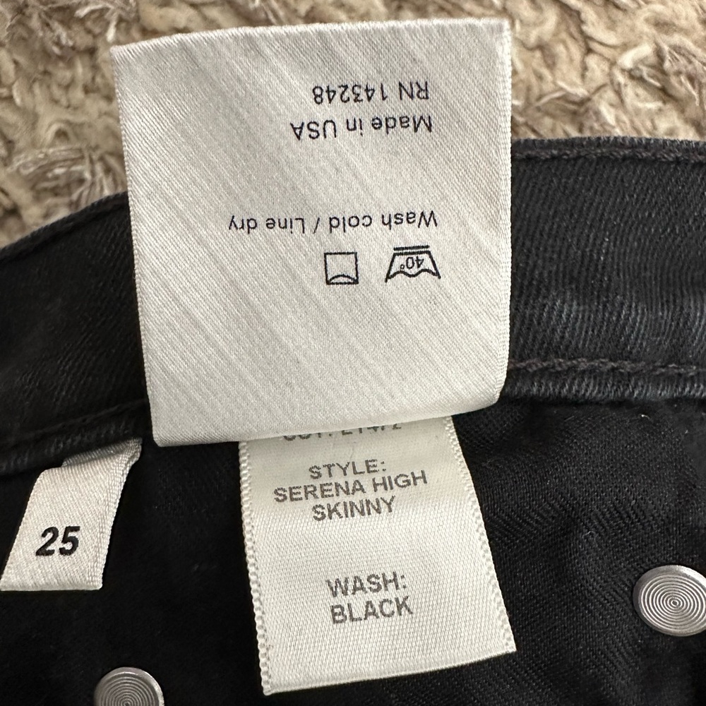 Reformation Serena high skinny black jeans - Picture 6 of 8